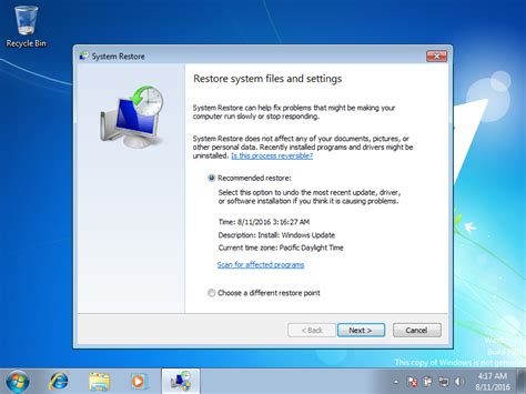 Restore Normal Screen 的图像结果