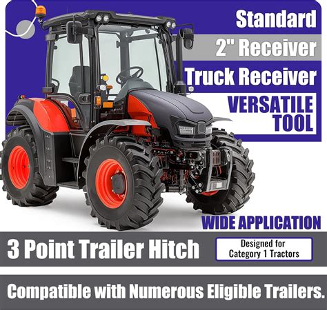 HECASA 3 Point 2 inch Trailer Hitch Receiver Drawbar India | Ubuy