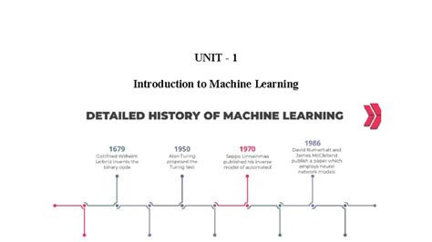 Unit 1 - Evolution and Paradigms of Machine Learning - Studocu