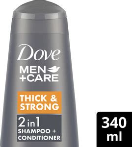 DOVE Men+Care Thick & Strong 2in1 Shampoo+Conditioner - Price in India ...
