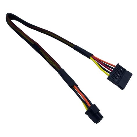 COMeap HDD SATA Power Cable Replacement SATA 15 Pin to Mini 6 Pin ATX ...