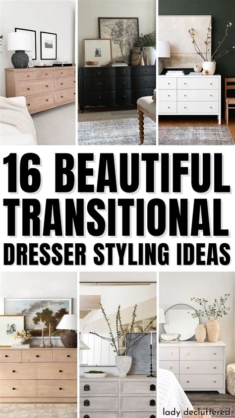 16 Transitional Dresser Decor Ideas | Dresser decor bedroom, Bedroom ...