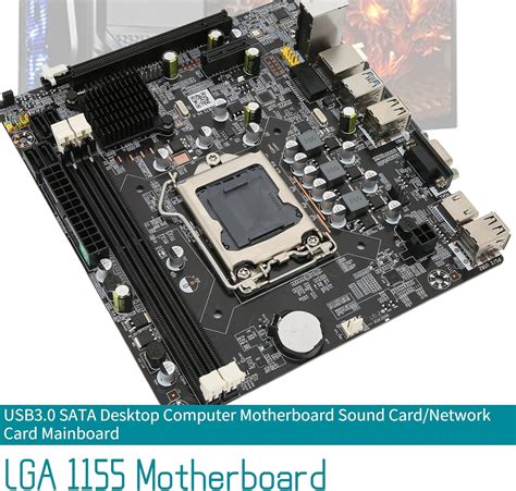 Buy LGA 1155 Motherboard, USB3.0 SATA Desktop Computer Motherboard ...