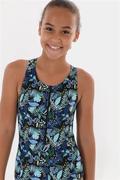 Zip-up Swimming Costume