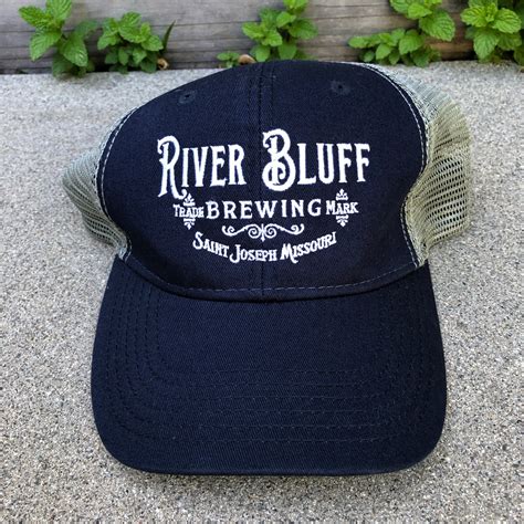 SPORTSMAN RIVER BLUFF BREWING Trucker Hat Men's Saint Joseph Missouri ...