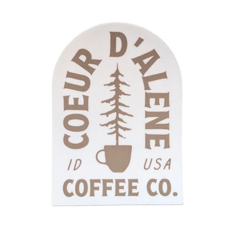 Coeur d'Alene Coffee Co Stickers - Coeur d' Alene Coffee Co.