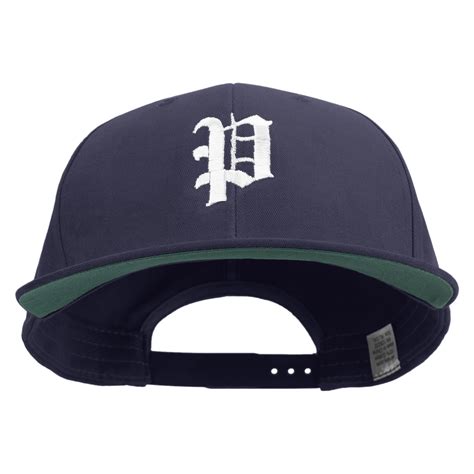 Old English P Embroidered Brushed Cotton Twill High Profile Extra Size ...