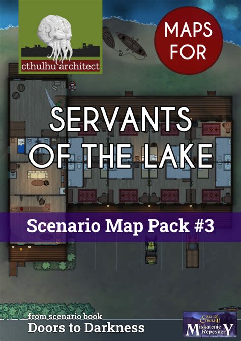 Scenario Map Pack #3 - Servants of the Lake Asset Pack | Cthulhu Architect
