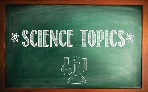 Image result for Science Class Topics