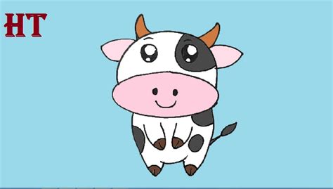 Cow Drawing Tutorial 的图像结果