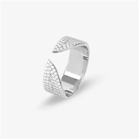 Radiant Cuff Ring - Touch925 Silver jewellery