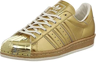 Buy adidas Originals Men's Superstar 80S Metallic Pack Gold and White ...