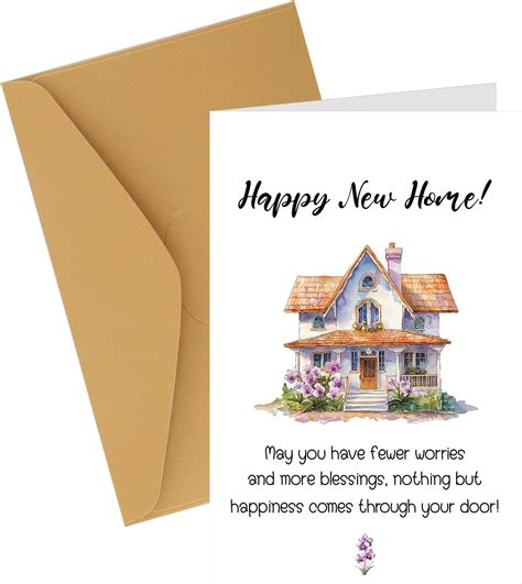 Amazon.com : American Greetings New Home Card (Home Sweet Home ...