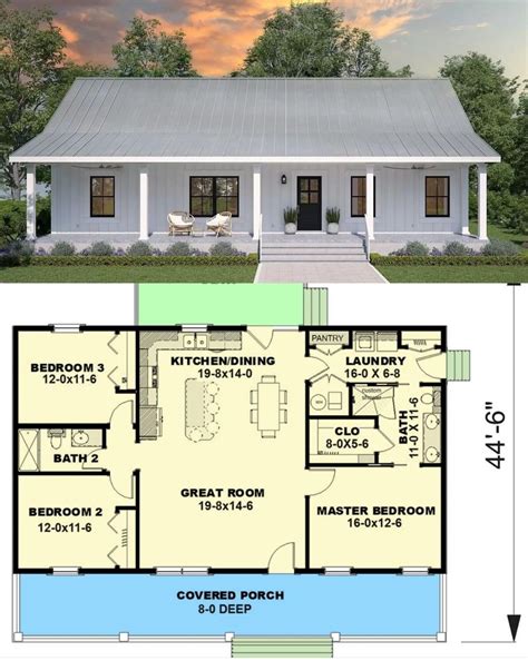 Pin by Lindsey Lane on For the Home | Small cottage house plans ...