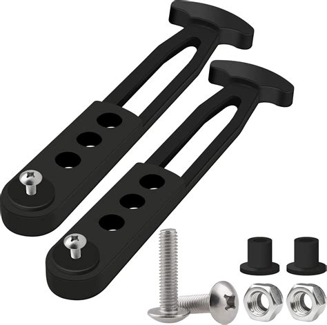 Buy 2 Pack Boat Telescoping Ladder Rubber Strap Boarding Fixed Lock ...