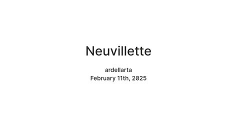 Neuvillette — Teletype