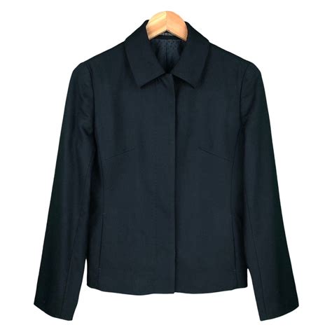 Yohji Yamamoto Yohji Yamamoto Ined Black Wool Women Jacket Japan 2 Fit ...