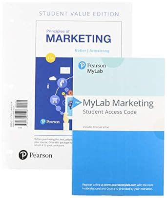 Buy Principles of Marketing + 2019 Mylab Marketing With Pearson Etext ...
