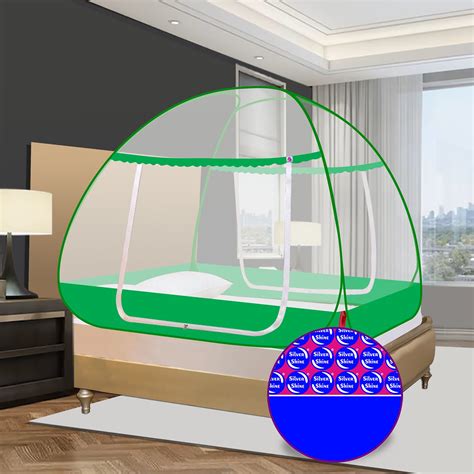 Green Mosquito net With Border (Double Bed) – Silver Shine ...