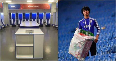 Japanese Footballers Cleaned Their Locker Room & Left A Thank You Note ...