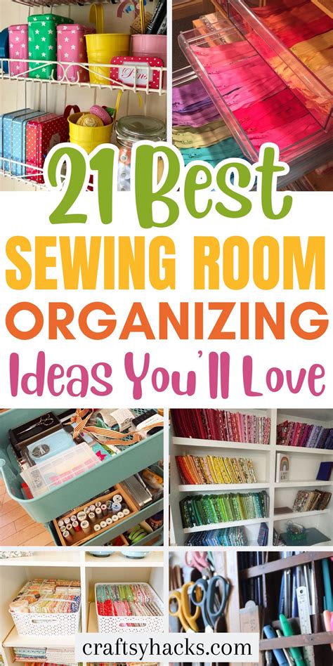 21 Sewing Room Organizing Ideas for Small Spaces - Craftsy Hacks