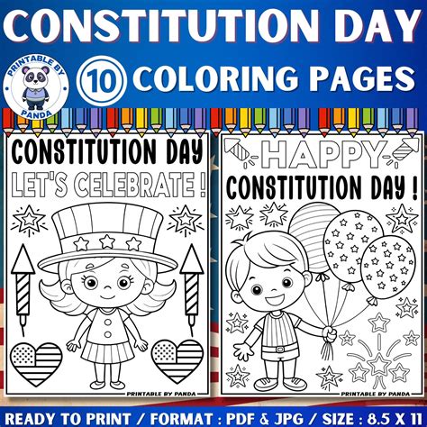 Constitution Day Coloring Pages Sheets Activities for Kids ...