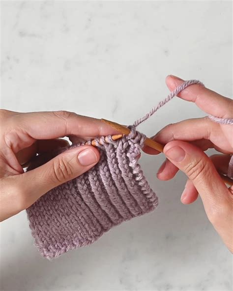 Knit through Back Loop 的图像结果