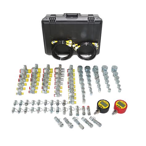 Buy XZT 70A Digital Hydraulic Pressure Test Coupling Kit,Pressure Gauge ...