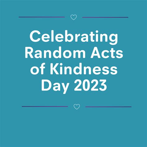Kindness Day 2025 | Random Acts Of Kindness Foundation – FBUGM