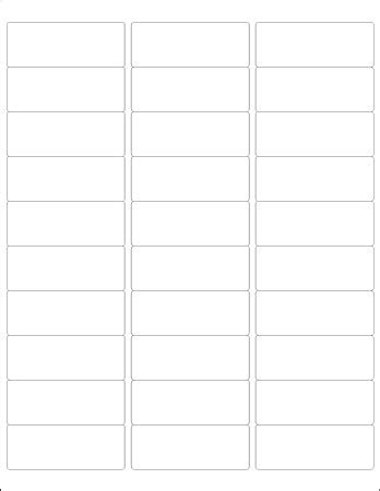 Label Templates - Laser Label Sheets | WSEL