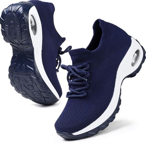 Navy Blue Running Shoes Women's at Lucile Hart blog