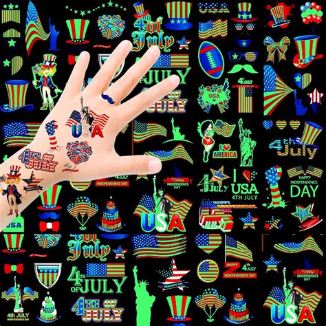 HOWAF HOWA 4th of July Decorations Glow in the Dark India | Ubuy