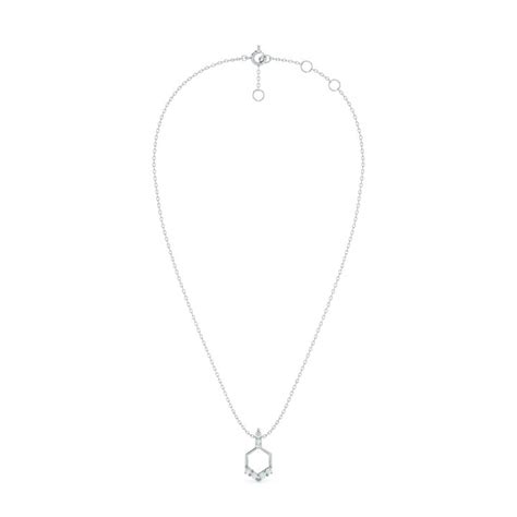 Geo Charm 9KT Gold Laboratory Grown Diamond Necklace – PALMONAS