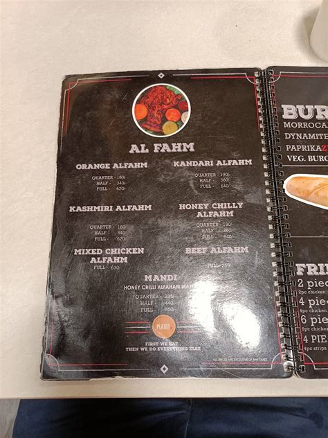 Menu at Plated Restaurant, Kakkanad, Kakkanad Jct Rd