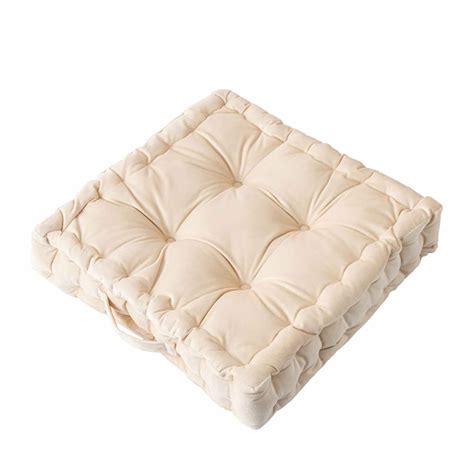 Square Velvet Floor Pillow, Meditation Floor Pillow Thicken ...