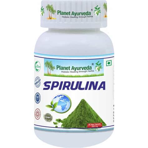 Buy PLANET AYURVEDA SPIRULINA - 60 CAPSULES Online & Get Upto 60% OFF ...