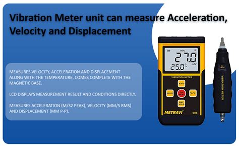 Metravi 908 Vibration Meter : Amazon.in: Industrial & Scientific