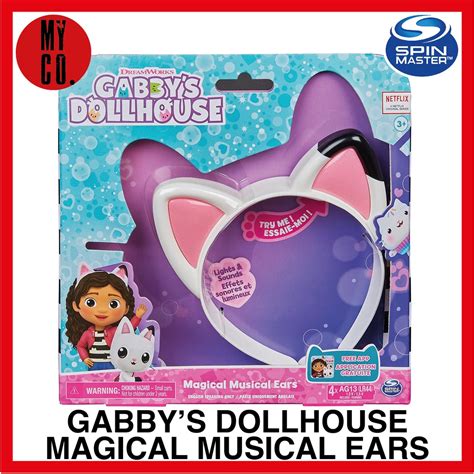GABBY'S DOLLHOUSE MAGICAL MUSICAL CAT EARS (with Lights, Music, Sounds ...