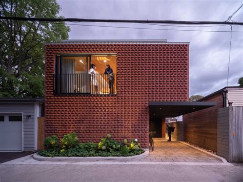Modern Brick House Facade