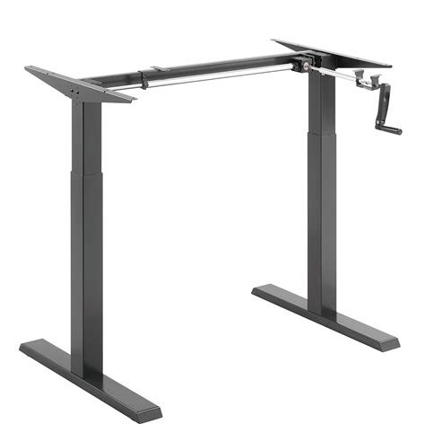 ErgoYou - Manual Height Adjustable Table - 2 Stage with Smooth Hand ...