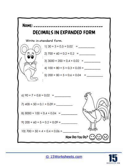 Image result for Write Decimals in Expanded Form