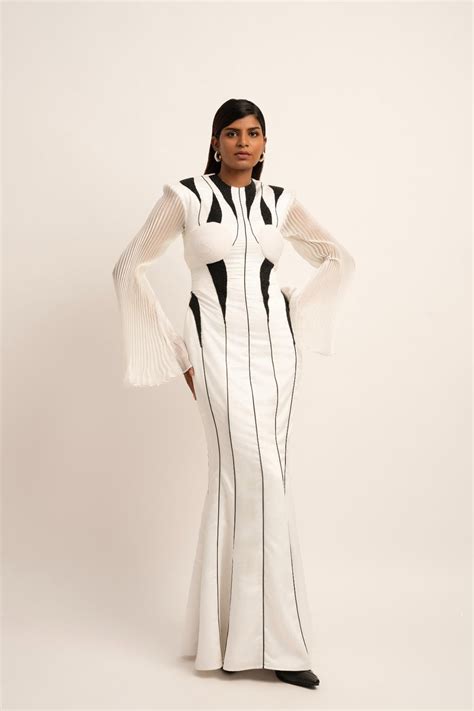The Metamorphix Beaded Gown – Auraya Fashion