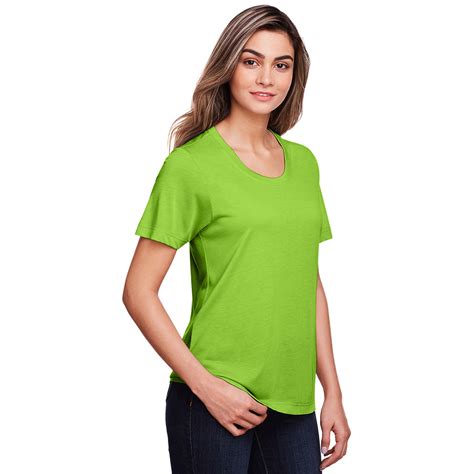 Core 365 CE111W Ladies Fusion ChromaSoft Performance T-Shirt - Acid ...