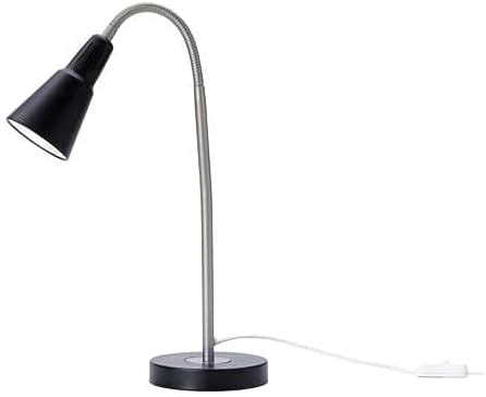 Buy Ikea Alloy Steel 601.524.63 Kvart Work Lamp, Black, Pack Of 1 - Led ...