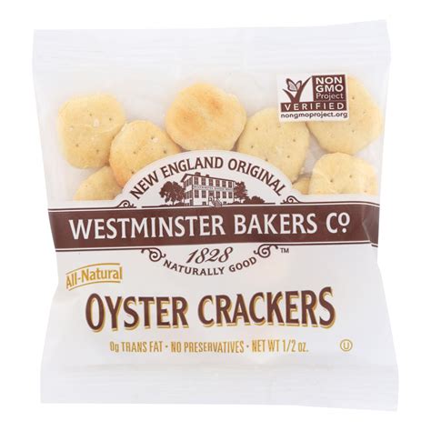 Westminster Cracker Oyster Old Fashioned Crackers - Case Of 150 - 0.5 ...