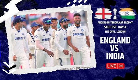 ENG vs IND, 5th Test Day 4: Rain forces early stumps at Oval; England ...