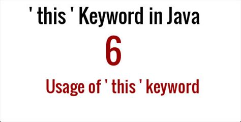 Alex Lee This Keyword Java 的图像结果