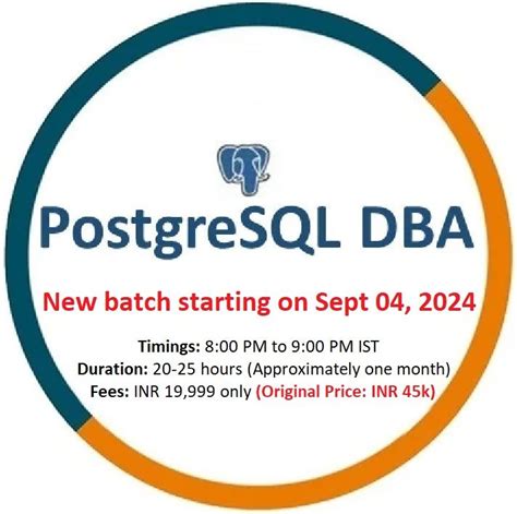 Image result for PostgreSQL DBA Training