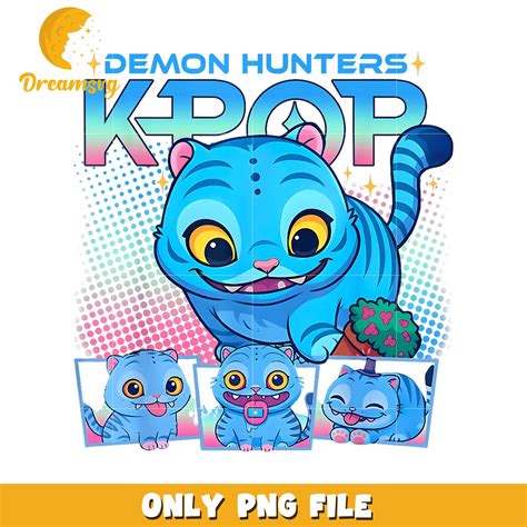 Kpop demon hunter tiger png, demon hunter tiger png, blue tiger png ...