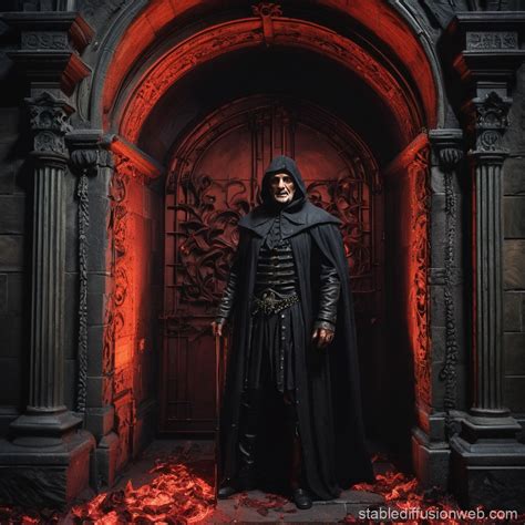 Dante and Virgil at the Gates of Hell | Stable Diffusion Online